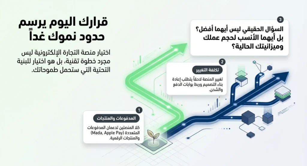 الفرق بين منصة زد وسلة 01