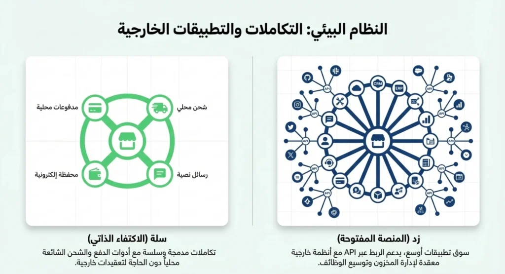 الفرق بين منصة زد وسلة 07