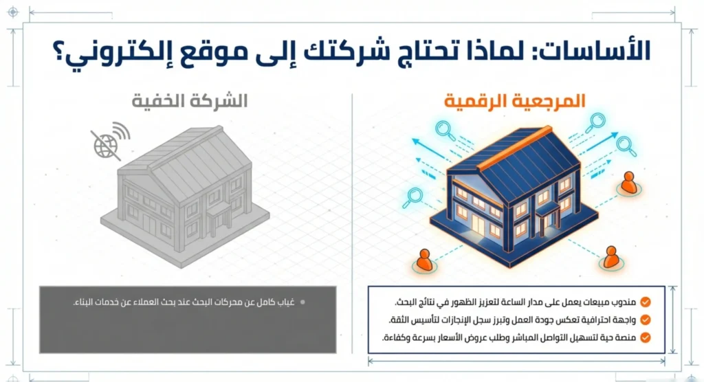 تصميم موقع مقاولات 01