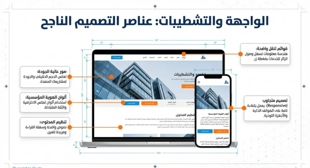 تصميم موقع مقاولات 05