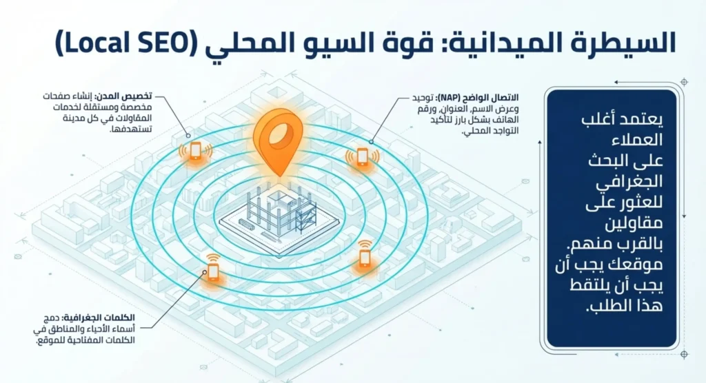 تصميم موقع مقاولات 08