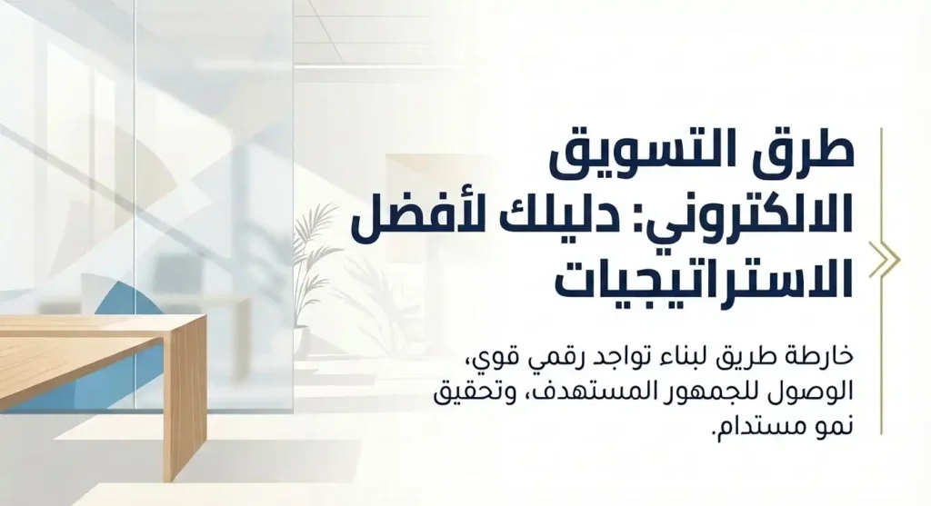 طرق التسويق الالكتروني