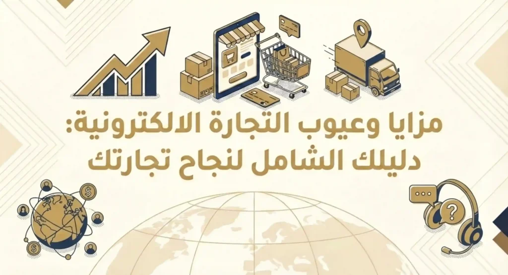 مزايا وعيوب التجارة الالكترونية