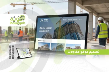 تصميم موقع مقاولات